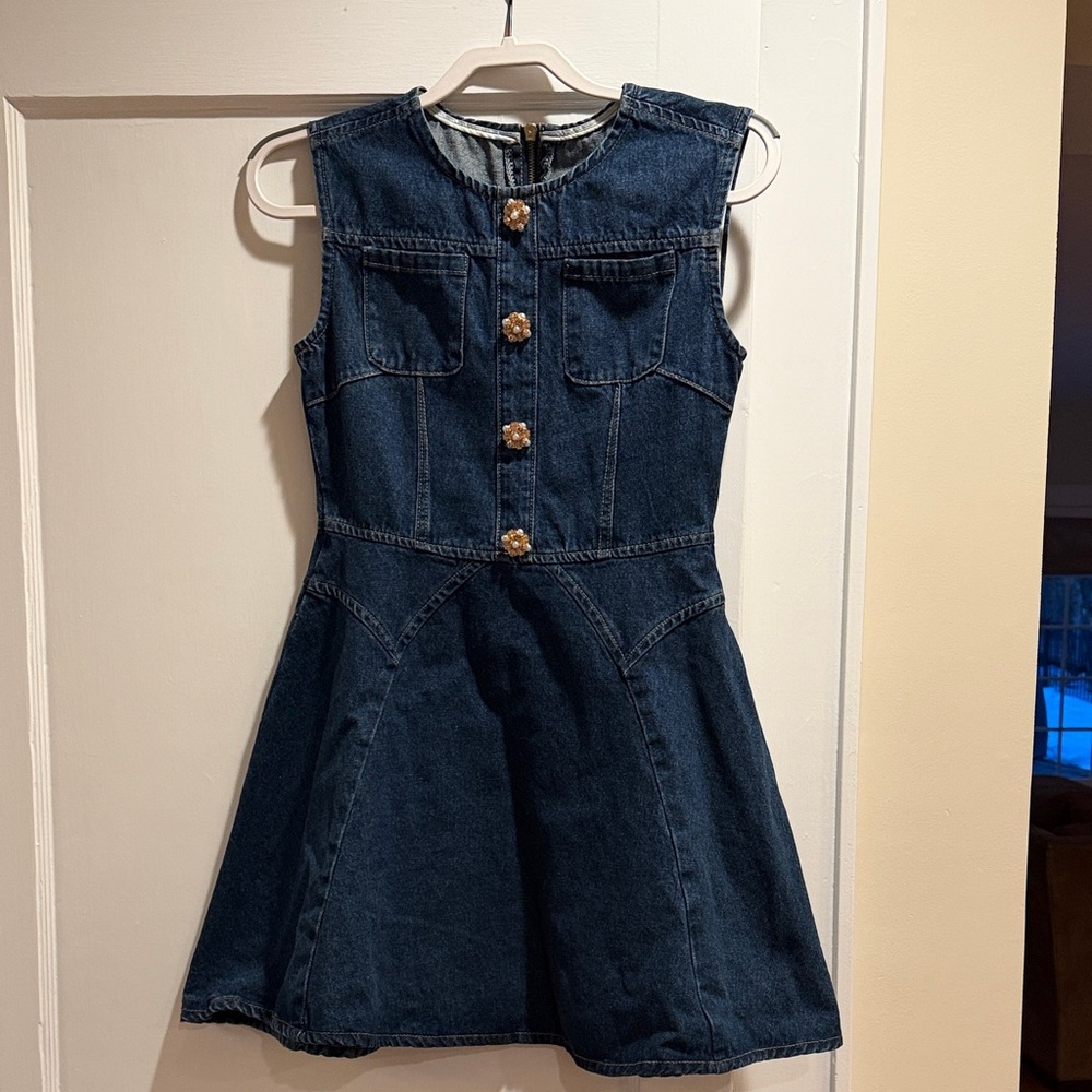 Maje Dark Blue  Denim Dress